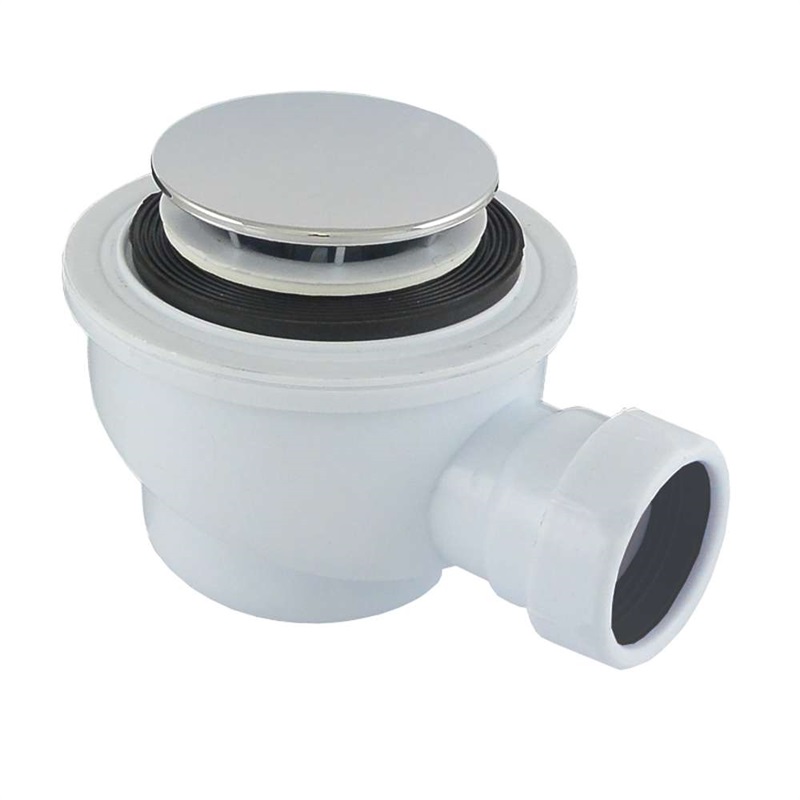 Ø 120mm Three Tap 104840 - Siphon Waste Pipe for Shower Tray with Built in Siphon Drain 31l/min 
