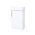 Vigo, kúpeľňová skrinka s keramickým umývadlom, 41 cm, bílá