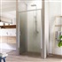 Sprchové dveře, Lima, trojdílné, zasunovací, 100x190 cm, chrom ALU, sklo Point