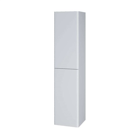Siena, koupelnová skříňka 155 cm vysoká, L/P, bílá lesk