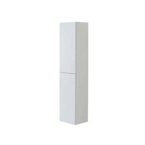 Aira, koupelnová skříňka 170 cm vysoká, pravá, Multidecor, bílá perlička