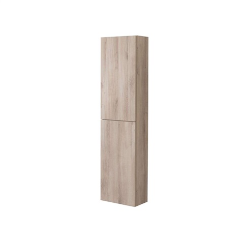 Aira, koupelnová skříňka 157 cm vysoká, levé otevírání, dub