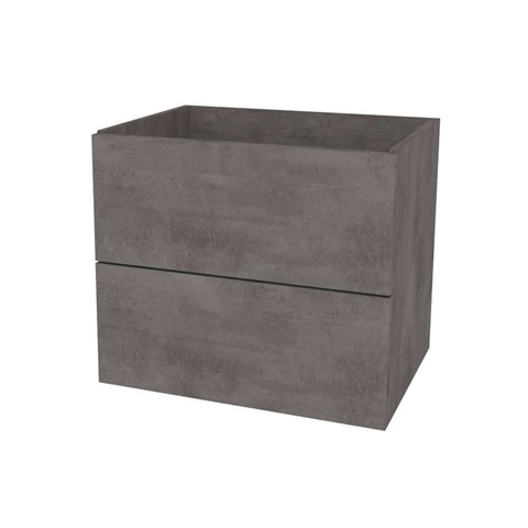 Ponte, koupelnová skříňka 61 cm, Multidecor, Beton tmavě šedý