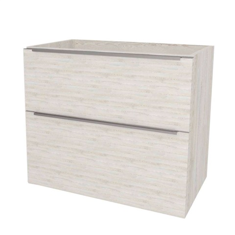 Mailo, koupelnová skříňka 61 cm, chrom madlo, Multidecor, White Loft Pine