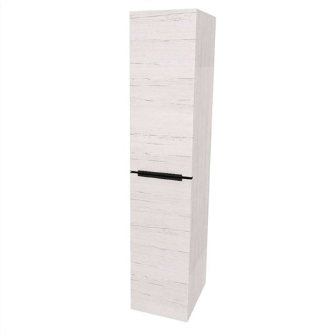 Mailo, koupelnová skříňka vysoká 170 cm, černé madlo, Multidecor, Pino Aurélio