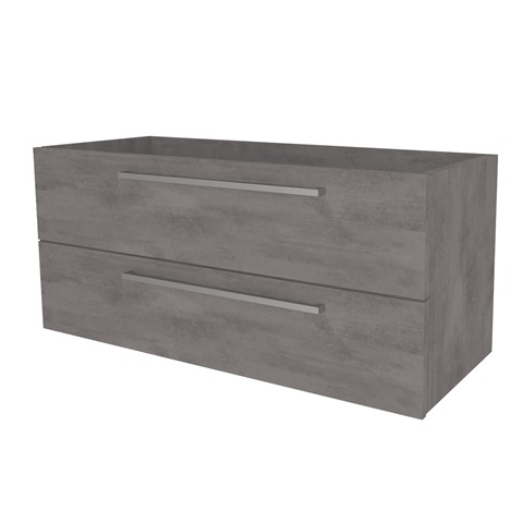 Bino, koupelnová skříňka 121 cm, Multidecor, Beton tmavě šedý