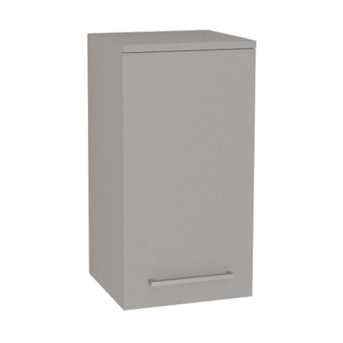 Bino koupelnová skříňka horní 63 cm, pravá, Multidecor, Arktická šedá