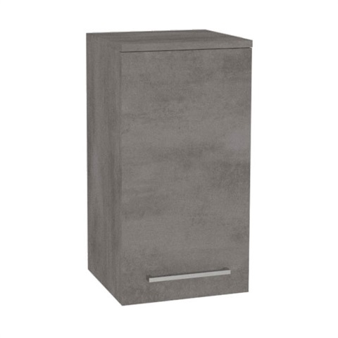 Bino koupelnová skříňka horní 63 cm, pravá, Multidecor, Beton tmavě šedý