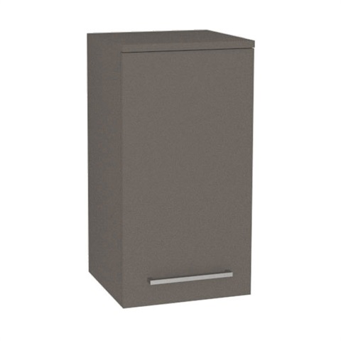 Bino koupelnová skříňka horní 63 cm, pravá, Multidecor, Lávová šedá