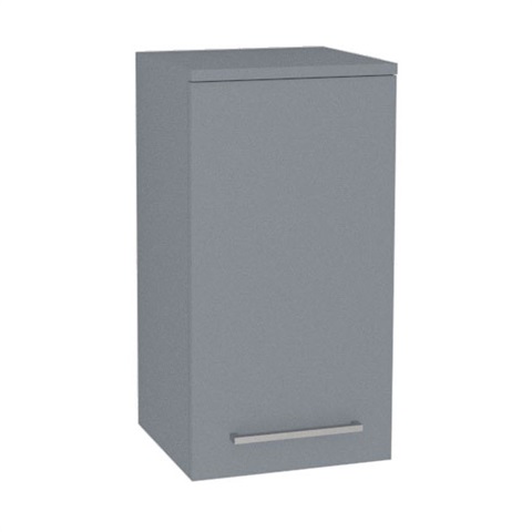 Bino koupelnová skříňka horní 63 cm, pravá, Multidecor, Monumentální šedá
