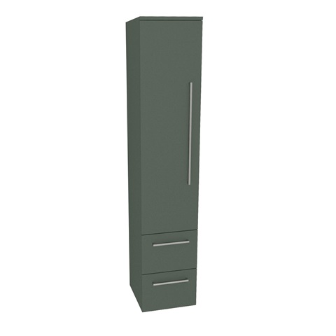 Bino, koupelnová skříňka vysoká 163 cm, levá, Multidecor, Zelená Verde