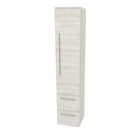 Bino, koupelnová skříňka vysoká 163 cm, pravá, Multidecor, White Loft Pine