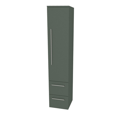 Bino, koupelnová skříňka vysoká 163 cm, pravá, Multidecor, Zelená Verde