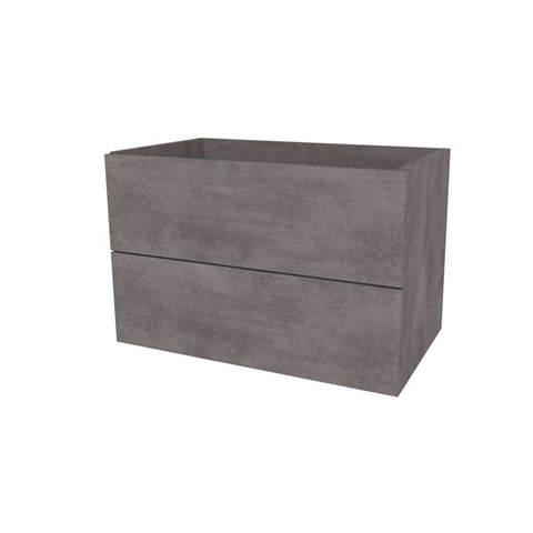 Aira, koupelnová skříňka 81 cm, Multidecor, Beton tmavě šedý