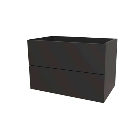 Aira, koupelnová skříňka 81 cm, Multidecor, Černá Supermat