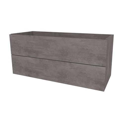 Aira, koupelnová skříňka 121 cm, Multidecor, Beton tmavě šedý