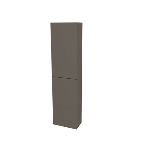 Aira, kúpeľňová skrinka 170 cm vysoká, pravé otváranie, Multidecor, Lávovo sivá