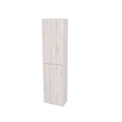 Aira, koupelnová skříňka 170 cm vysoká, pravá, Multidecor, White Loft Pine