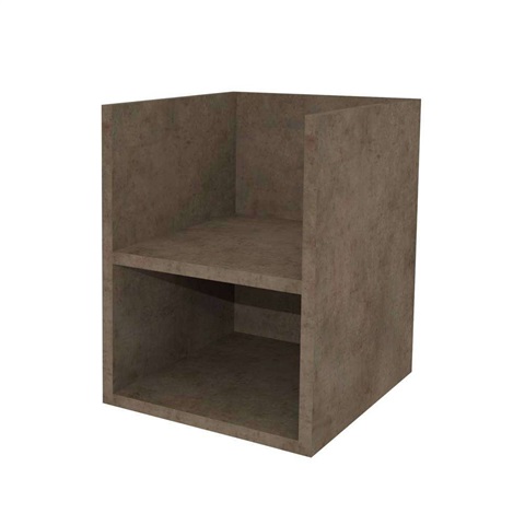 Aira, koupelnová skříňka 40 cm, spodní, Multidecor, Beton Chicago tm šedý