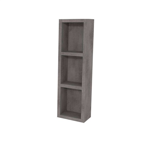 Aira, koupelnová skříňka 20 cm, horní, policová, Multidecor, Beton tmavě šedý