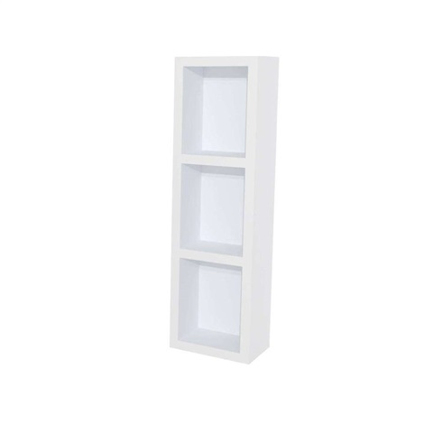 Aira, koupelnová skříňka 20 cm, horní, policová, Multidecor, Arktická bílá