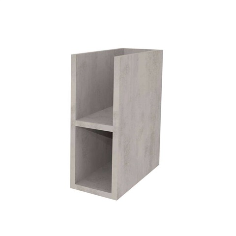 Aira, koupelnová skříňka 20 cm, spodní,  Multidecor, Chromix stříbrný