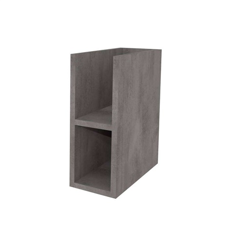 Aira, koupelnová skříňka 20 cm, spodní,  Multidecor, Beton tmavě šedý