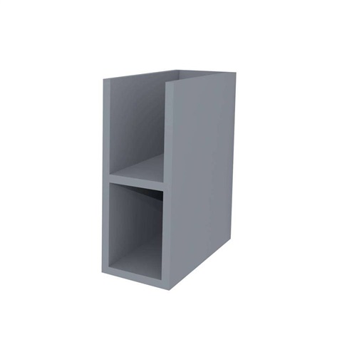 Aira, koupelnová skříňka 20 cm, spodní,  Multidecor, Monumentální šedá