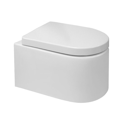 WC závěsné kapotované, RIMLESS, 495x360x370, keramické, vč. sedátka CSS115SN