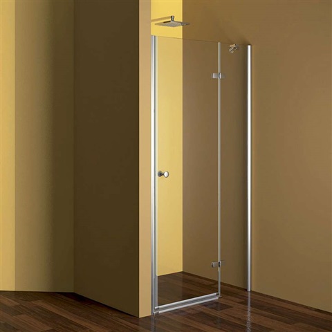 Shower door, Fantasy, 80 cm, chrom ALU, Point glass