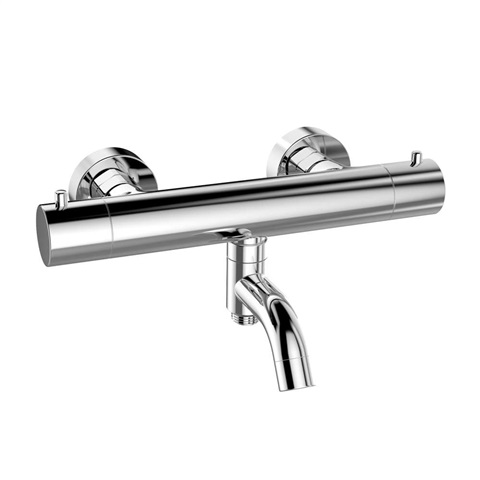 Thermostatic wall-mounted bath  facuet without accessories