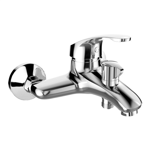 Bath wall mounted faucet, Sonáta, 150 mm, without accessories, chrome