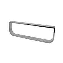 Stainless steel console - bracket under the furniture board round