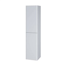 Siena, kúpeľňová skrinka 155 cm vysoká, L/P, biela lesk