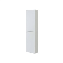 Aira, kúpeľňová skrinka 157 cm vysoká, pravé otváranie, biela