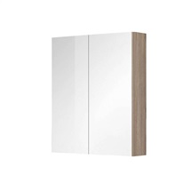 Aira, Ponte koupelnová galerka 60 cm, zrcadlová skříňka, dub Kronberg