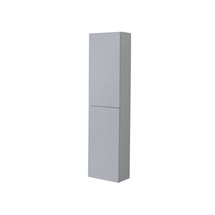 Aira, kúpeľňová skrinka 157 cm vysoká, ľavé otváranie, šedá