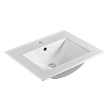 Cabinet basin SLIM, 61 x 46 x 18 cm, ceramic, white