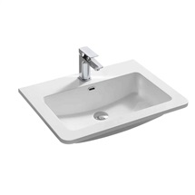 Cabinet basin, 61x46,5x16 cm, cast marble, white