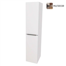 Mailo, koupelnová skříňka vysoká 170 cm, chrom madlo, Multidecor