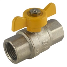 Gas Ball Valve, FxF, butterfly