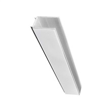 Spacing profile for shower enclosures and doors, chrome ALU, height 1900 mm