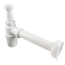 Basin plastic trap without basin drain with nut 6/4˝x40mm