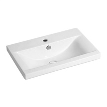 Cabinet basin, 61x39,5x17 cm, ceramic, white
