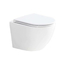 WC závesné kapotované, Smart Flush RIMLESS, 495x360x370, keramické, vr. sedátka CSS113S