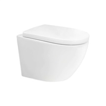 WC závesné kapotované, Smart Flush RIMLESS, 495x360x370, keramické, vr. sedátka CSS115SN