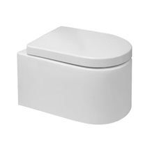 WC závesné kapotované, RIMLESS, 495x360x370, keramické, vr. sedátka CSS115SN