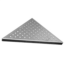 Grate Square for drain series Triangel, 21x21 cm, stainless steel