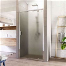Sprchové dvere LIMA, pivotové, 80x190 cm, chróm ALU, sklo Point 6 mm