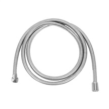 Shower hose double lock 150 cm, stainless steel